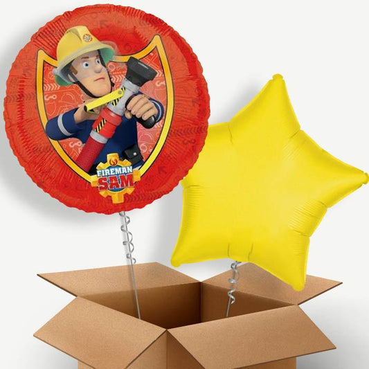 Fireman Sam (Hose) Helium Balloon Duo | Party Save Smile