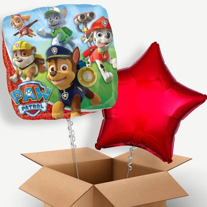 Red Paw Patrol Helium Balloon Couple | Party Save Smile