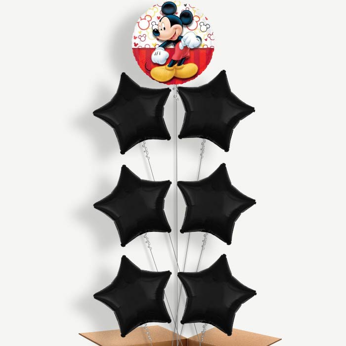 Mickey Mouse Red Balloon Arrangement Inflated with Helium | Party Save Smile