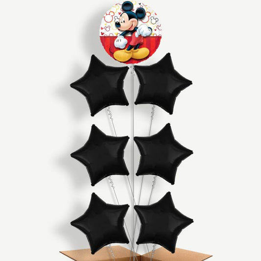 Mickey Mouse Red Balloon Arrangement Inflated with Helium | Party Save Smile