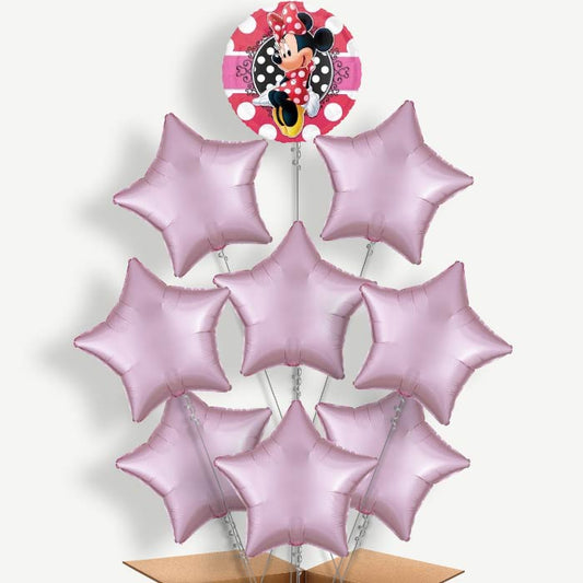 Minnie Mouse Polka Dots Helium Balloon Bundle | Party Save Smile