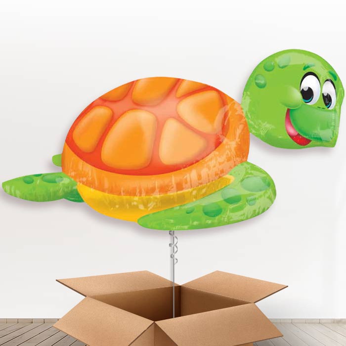 Turtle Helium Balloon in a Box - Giant Balloon | Party Save Smile