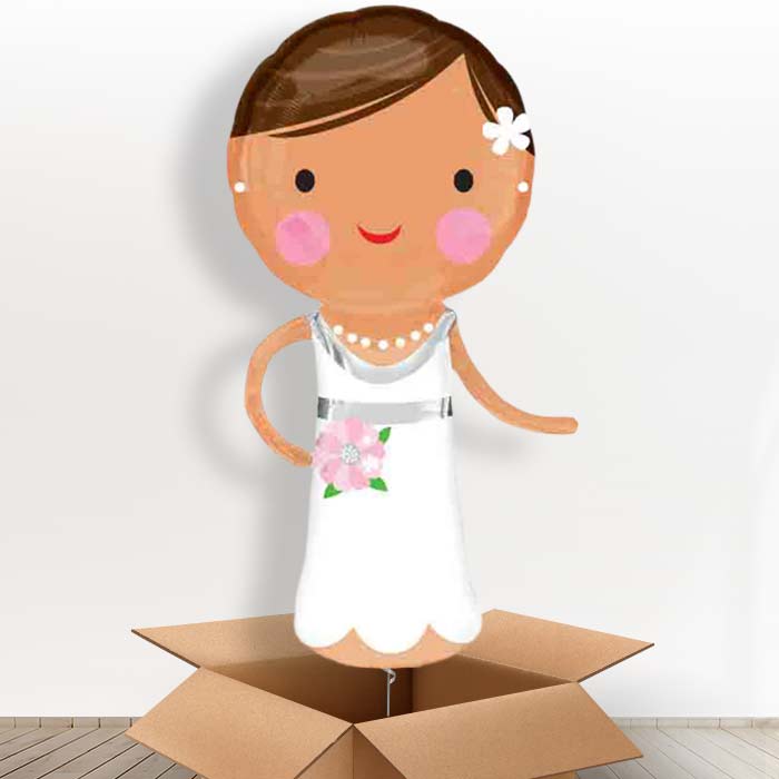 Lovely Bride Giant Shaped Helium Balloon in a Box Gift - Giant Balloon | Party Save Smile