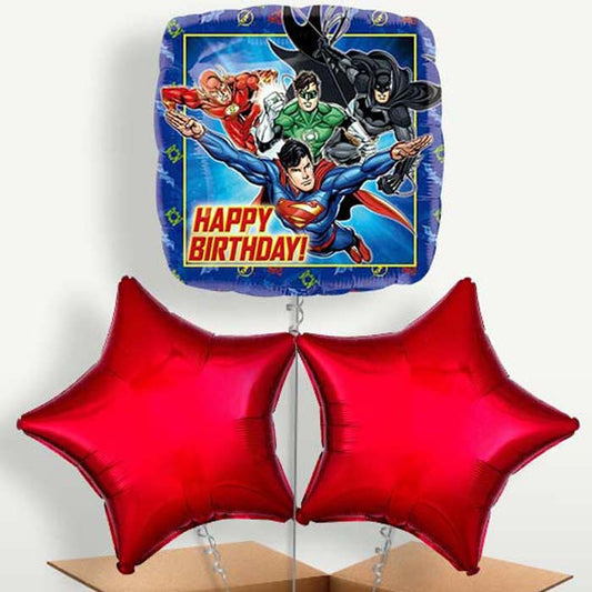 Justice League Happy Birthday Balloon Bunches | Party Save Smile