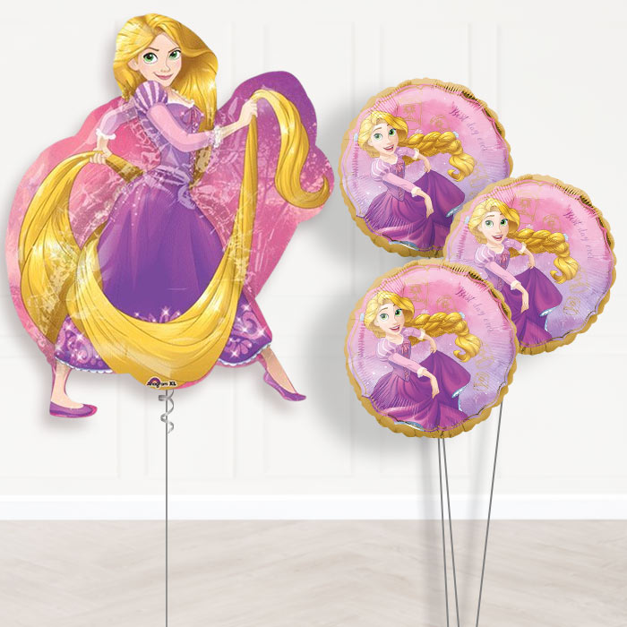 Rapunzel Balloon Bouquet Delivery - Themed Bouquet | Party Save Smile