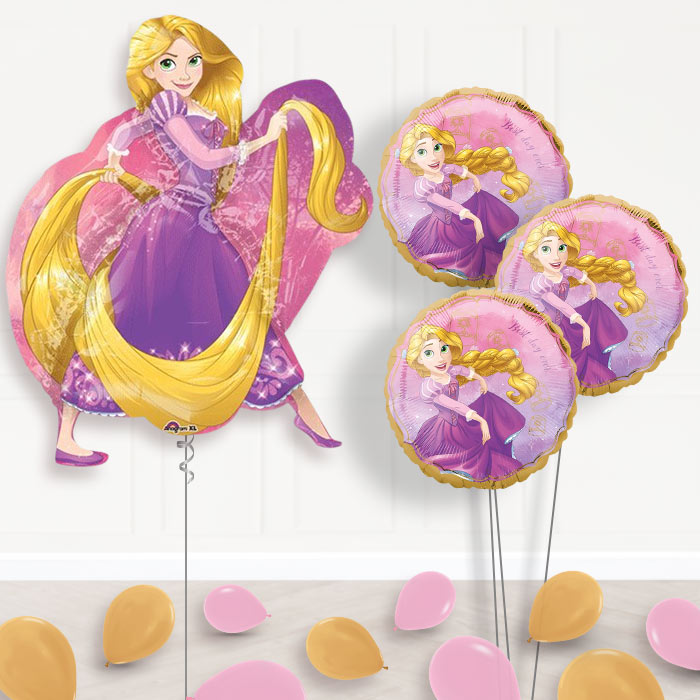 Rapunzel Balloon Bouquet Delivery - Themed Bouquet and Latex | Party Save Smile