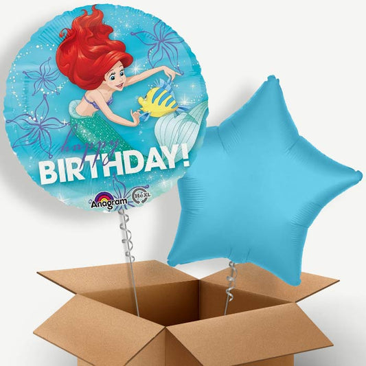 Ariel Birthday Helium Balloon Two | Party Save Smile