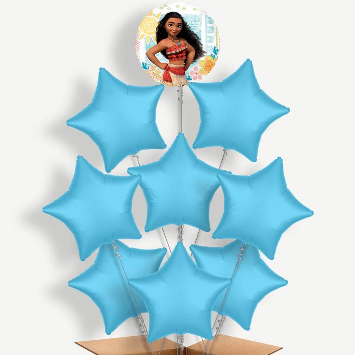 Disney Moana Balloon Bundle Inflated with Helium | Party Save Smile