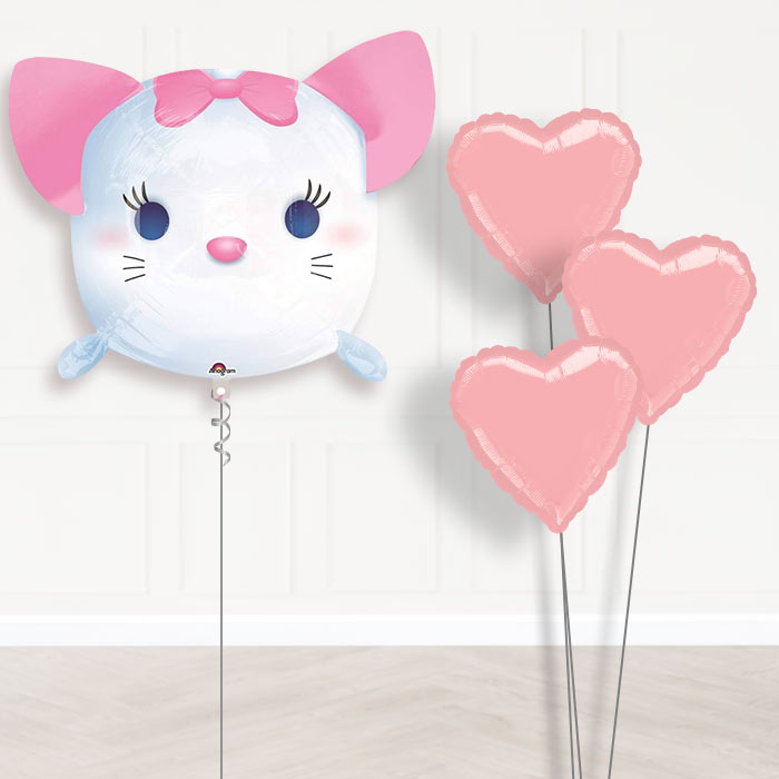 Marie Aristocats Balloon Bouquet in a Box - Plain Bouquet | Party Save Smile