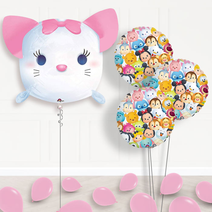 Marie Aristocats Balloon Bouquet in a Box - Themed Bouquet and Latex | Party Save Smile