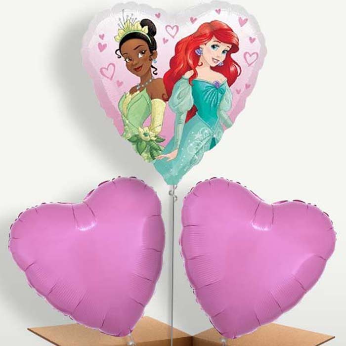 Disney Princess Dream Big Heart Trio Balloon Bunch | Party Save Smile