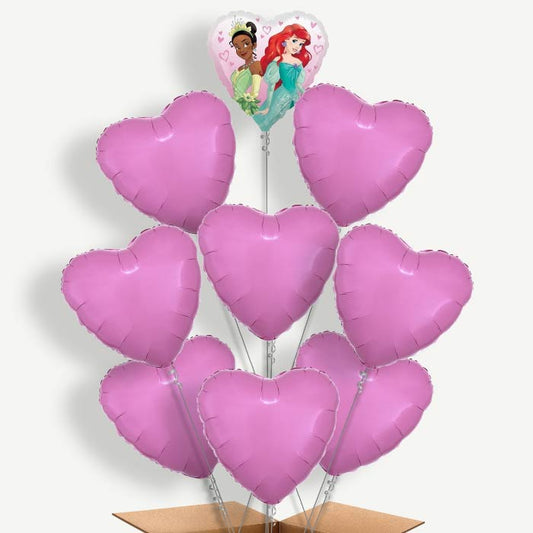 Disney Princess Dream Big Heart Helium Balloon Bundle | Party Save Smile