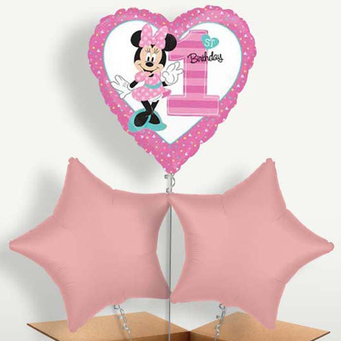 Minnie Mouse 1st Birthday Balloon Bunches | Party Save Smile