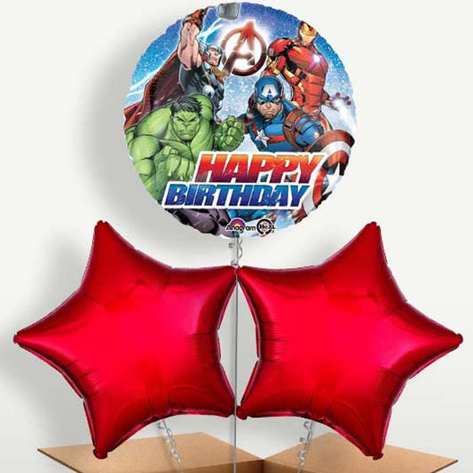 Marvel Avengers Happy Birthday Balloon Bunches | Party Save Smile