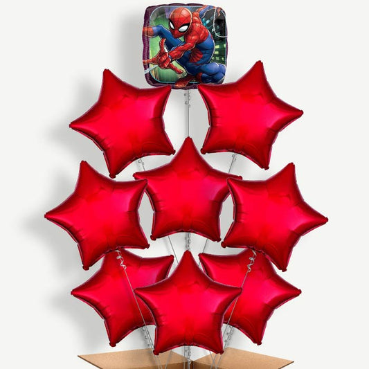 Animated Spiderman Balloon Bundle Inflated with Helium | Party Save Smile