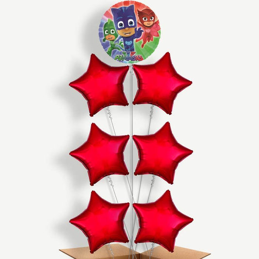 PJ Masks Balloon Arrangement Inflated with Helium | Party Save Smile