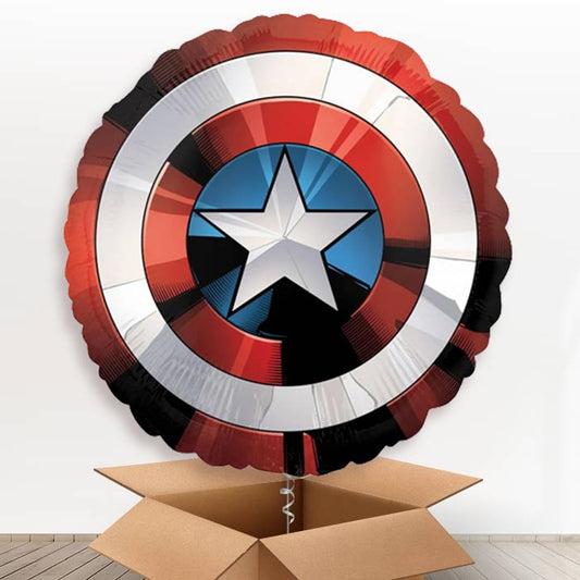 Captain America Helium Balloon in a Box - Giant Balloon | Party Save Smile