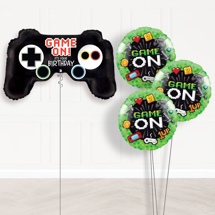 Video Game Controller Balloon Bouquet - Themed Bouquet | Party Save Smile