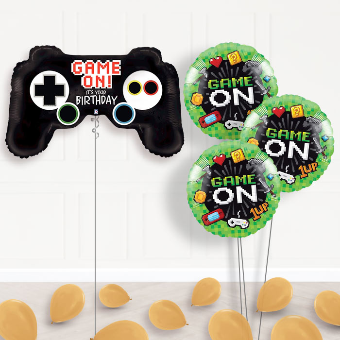 Video Game Controller Balloon Bouquet - Themed Bouquet and Latex | Party Save Smile