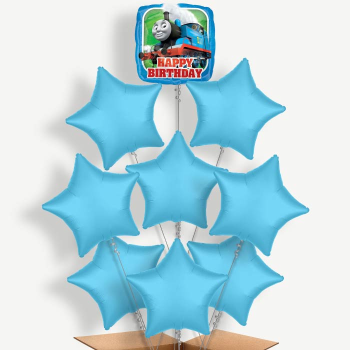 Thomas the Tank Engine Birthday Helium Balloon Bundle | Party Save Smile