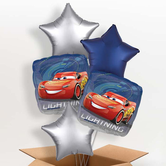 Disney Cars Helium Balloons In a Box - 5 Balloon | Party Save Smile