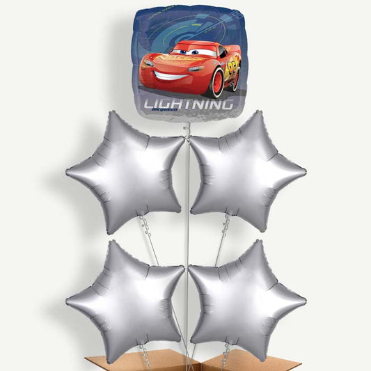 Disney Cars Balloon Cluster Inflated with Helium | Party Save Smile