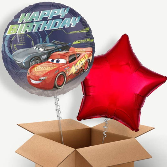 Disney Cars Birthday Helium Balloon Duo | Party Save Smile