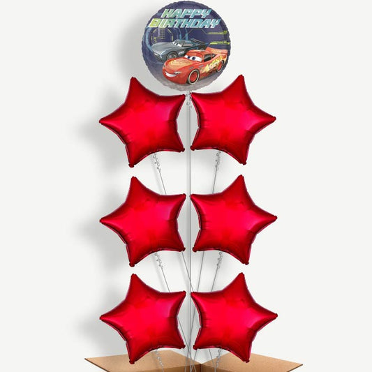 Disney Cars Birthday Helium Balloon Arrangement | Party Save Smile