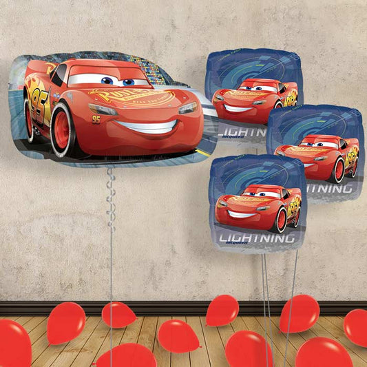 Lightning McQueen Balloon Bouquet