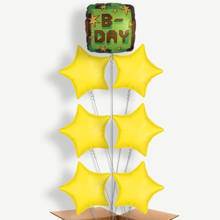 TNT Birthday Helium Balloon Arrangement | Party Save Smile