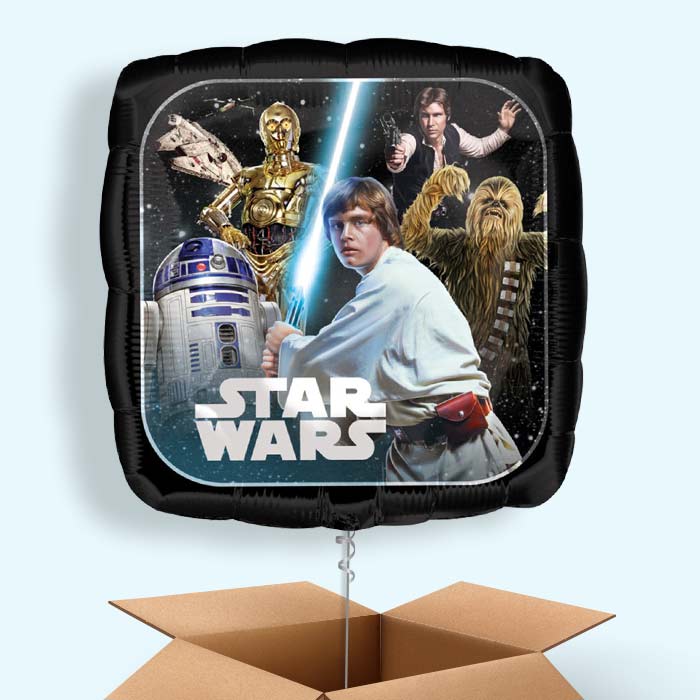 Star Wars Classic Helium Balloon in a Box - 1 Balloon | Party Save Smile
