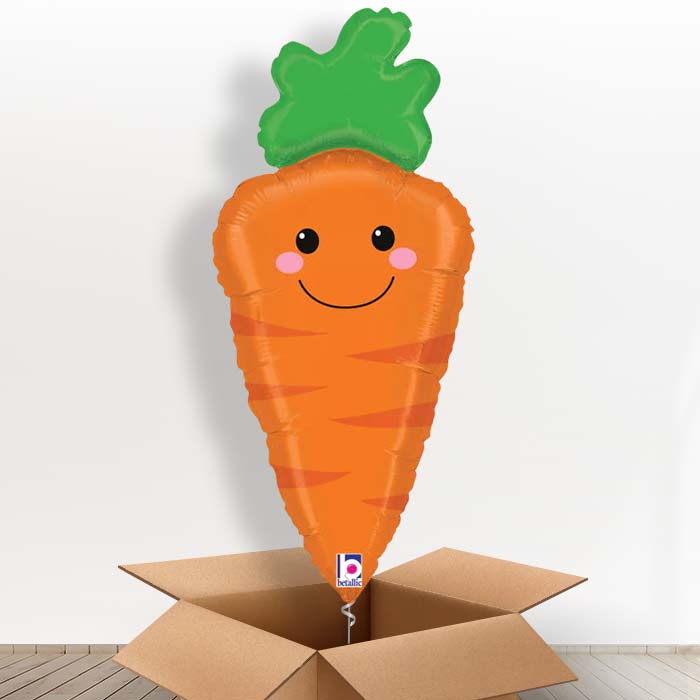 Carrot Giant Helium Balloon in a Box Gift - Giant Balloon | Party Save Smile