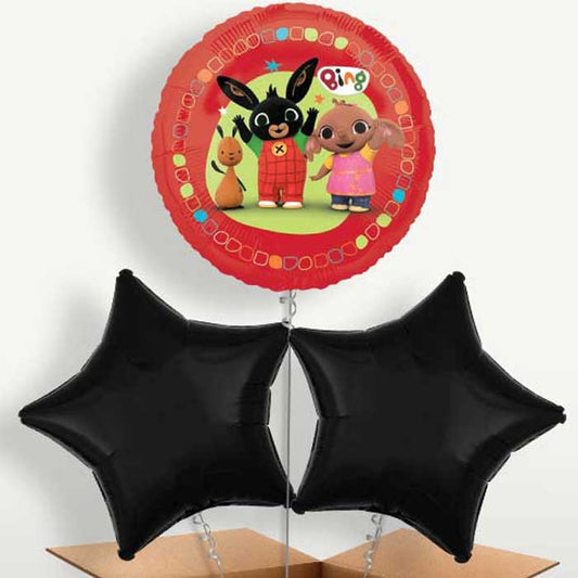 Bing Balloon Bunch inflated with Helium | Party Save Smile