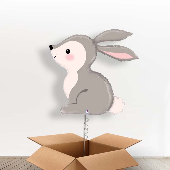 Bunny Head Shaped Helium Balloon in a Box - Giant Balloon | Party Save Smile