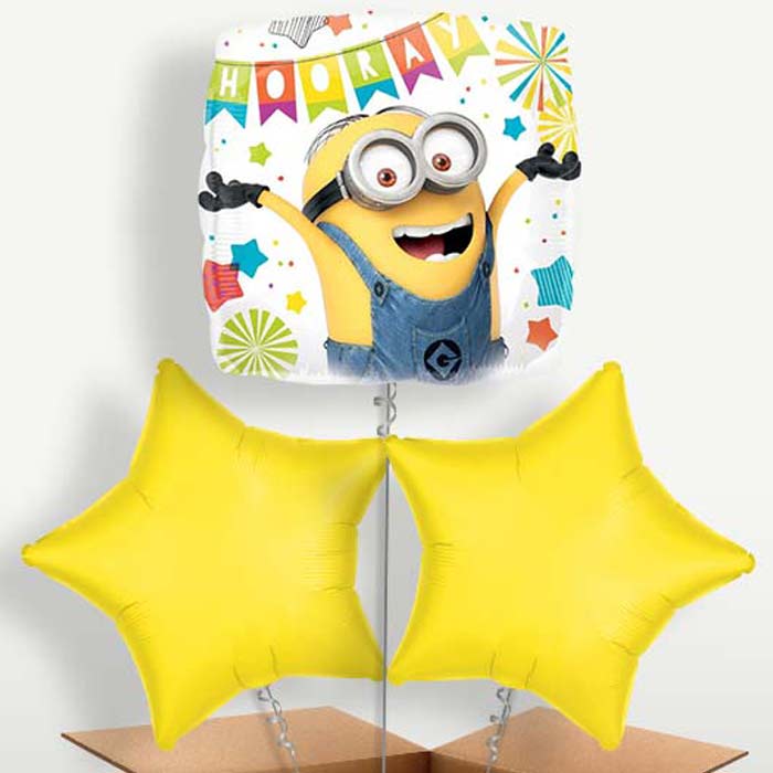 Hooray Balloons in a Bunch Inflated with Helium | Party Save Smile