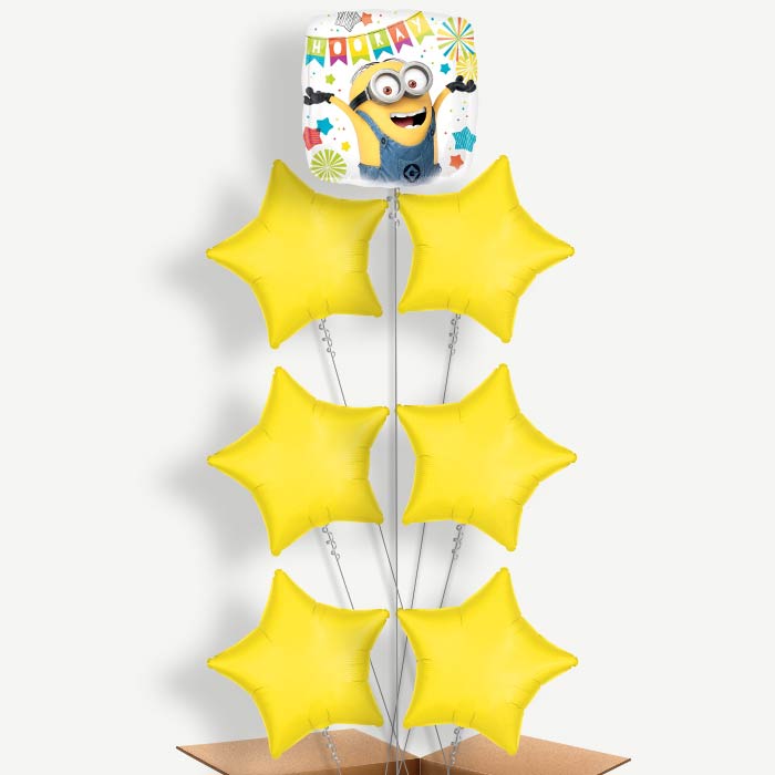 Hooray Balloon Arrangement Inflated with Helium | Party Save Smile