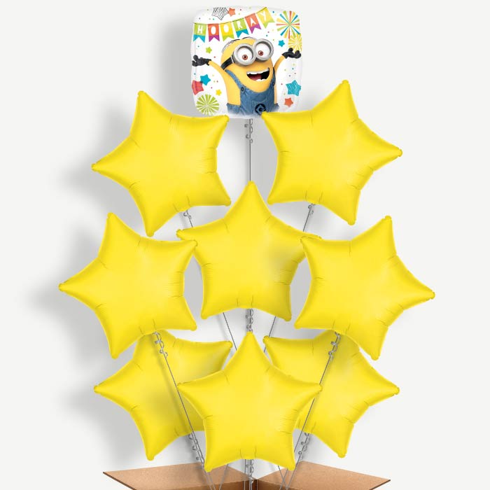Hooray Balloon Bundle Inflated with Helium | Party Save Smile