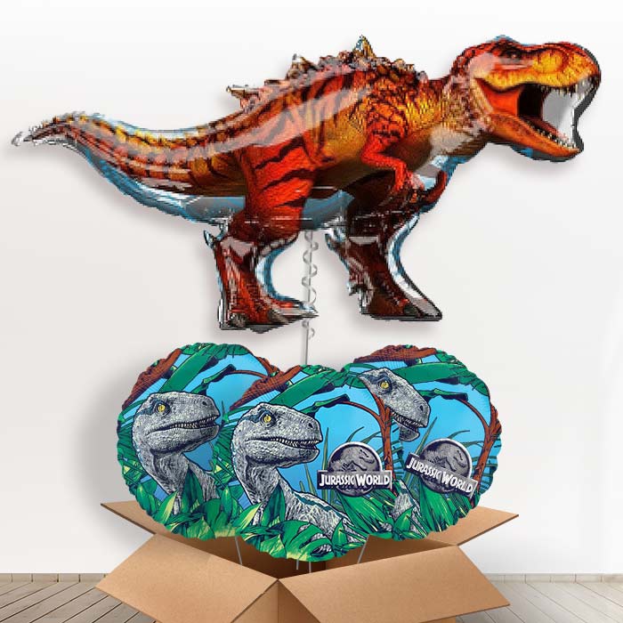 Jurassic World T-Rex Helium Balloon in a Box