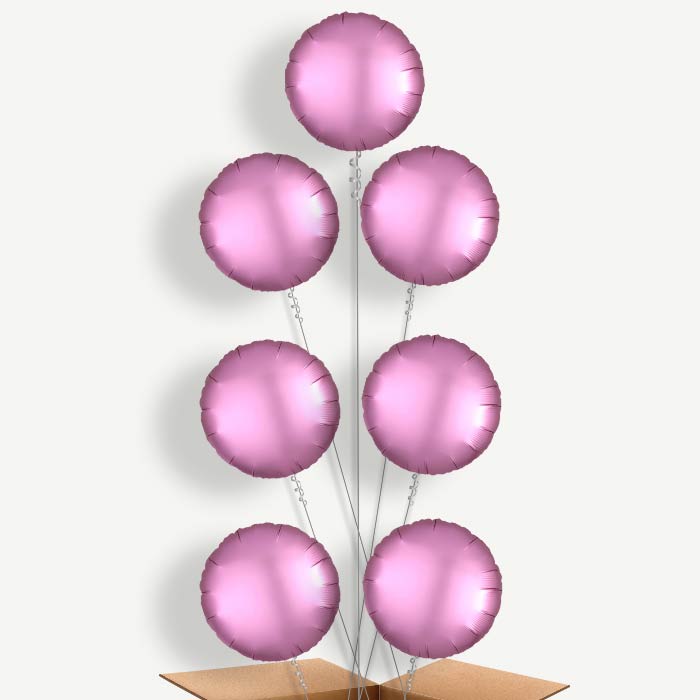 Flamingo Pink Balloon Arrangement Inflated with Helium | Party Save Smile