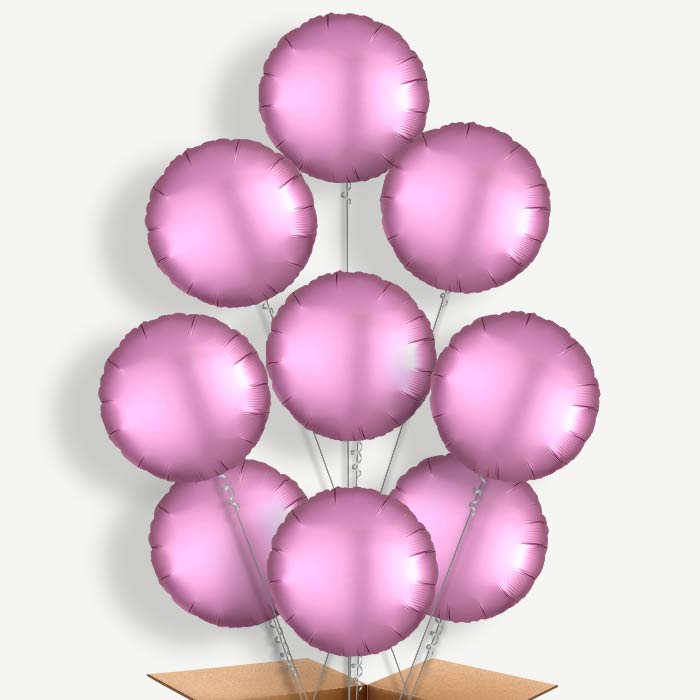 Flamingo Pink Balloon Bundle Inflated with Helium | Party Save Smile