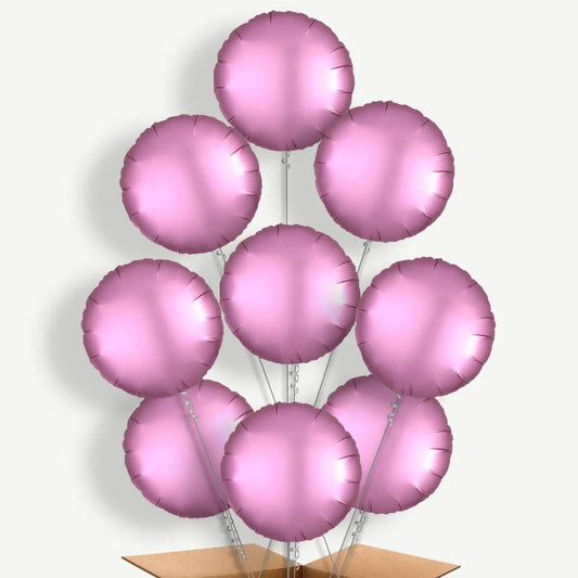 Flamingo Pink Balloon Bundle Inflated with Helium | Party Save Smile