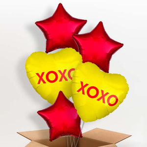 XOXO Candy Heart Helium Balloon in a Box