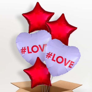 #Love | Candy Heart Helium Balloon in a Box