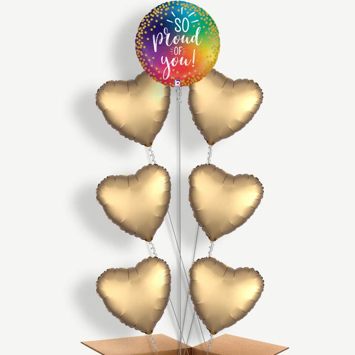 So Proud of You Helium Balloon Arrangement | Party Save Smile
