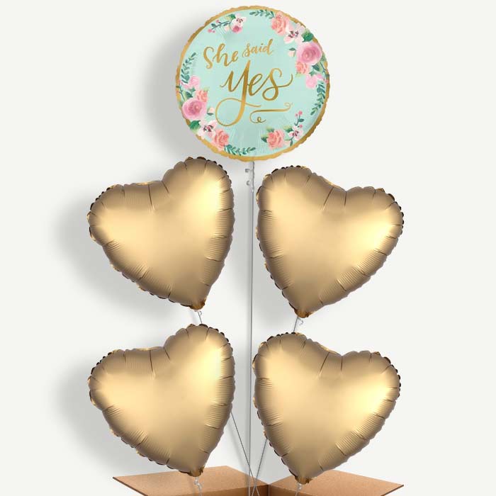 Mint to Be Hen Party & Engagement Helium Cluster Balloons | Party Save Smile