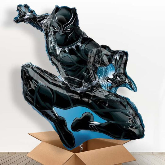 Black Panther Giant Helium Balloons in a Box - Giant Balloon | Party Save Smile