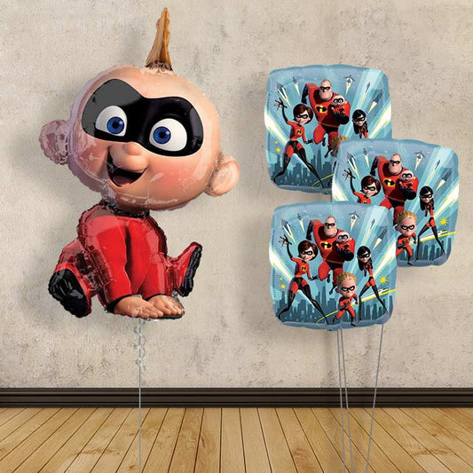 The Incredibles Jack Balloon Bouquet in a Box - Themed Bouquet | Party Save Smile
