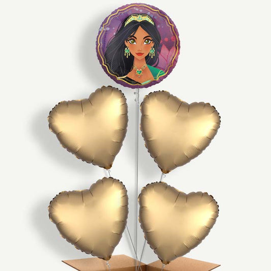 Aladdin Balloon Cluster Inflated with Helium | Party Save Smile