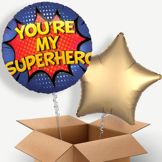 You're my Superhero Helium Balloon Two | Party Save Smile