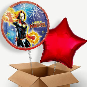 Captain Marvel Helium Balloon Duo